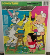 Bugs Bunny & Elmer I Peinture - Golden